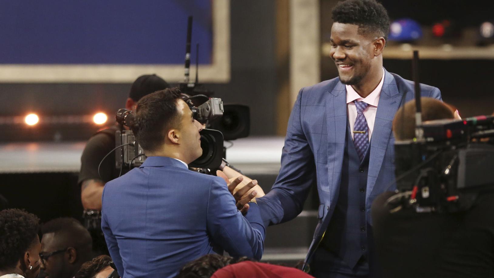 Seen and heard: Arizona's Deandre Ayton remembers his roots on NBA Draft night